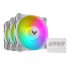 ASUS TUF Gaming TF120 ARGB White Triple Casing Fan Kit with ARGB Controller